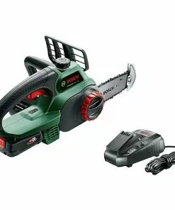 BAUHAUS Bosch 18 V Power For All Akku-Kettensäge UniversalChain 18 18 V, Li-Ionen, 1 Akku, Schwertlänge: 20 Cm -Rasenmäher Verkäufe 12 3399