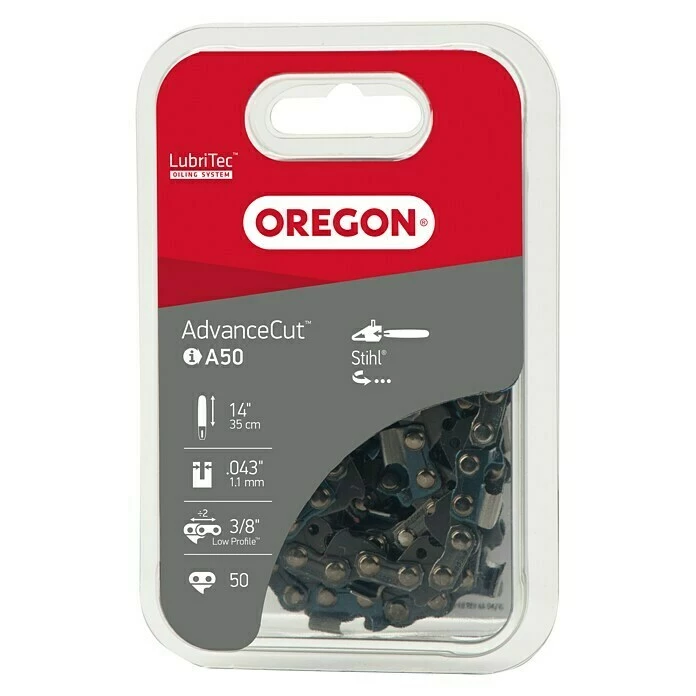 BAUHAUS Oregon Sägekette Micro-Lite Schnittlänge: 35 Cm, Treibglieder: 50, Nutbreite: 1,1 Mm 1 BAUHAUS Oregon Sägekette Micro-Lite Schnittlänge: 35 Cm, Treibglieder: 50, Nutbreite: 1,1 Mm