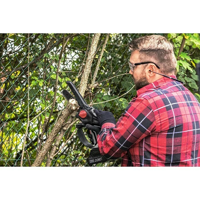 BAUHAUS Scheppach Akku-Kettensäge PCS6-20PROS 20 V, Li-Ionen, 1 Akku 2 BAUHAUS Scheppach Akku-Kettensäge PCS6-20PROS 20 V, Li-Ionen, 1 Akku – Bild 2