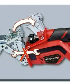 BAUHAUS Einhell Power X-Change Akku-Astsäge GE-GS 18 Li-Solo 18 V, Ohne Akku, Hubzahl: 1.500 U/min - 2.800 U/min -Rasenmäher Verkäufe 12 3487