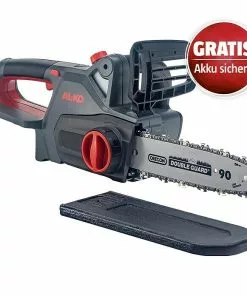 BAUHAUS AL-KO Bosch Home & Garden Compatible Akku-Kettensäge Handliche, Kraftvolle Akku-Kettensäge Mit Automatischer Kettenschmierung 18 V, Li-Ionen, 1 Akku, Schwertlänge: 25 Cm