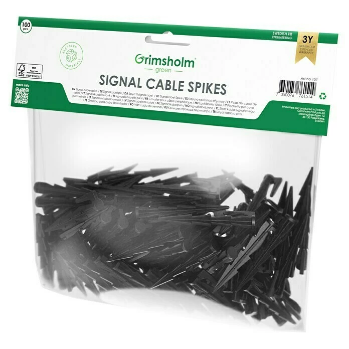 BAUHAUS Grimsholm Green Befestigungshaken 100 Stk., Passend Für: Alle Mähroboter 1 BAUHAUS Grimsholm Green Befestigungshaken 100 Stk., Passend Für: Alle Mähroboter