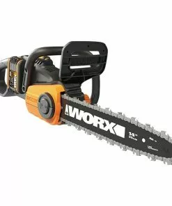 BAUHAUS Worx Akku-Kettensäge WG384E Akkuspannung: 40 V, Li-Ionen, 2 Ah, 2 Akkus, 35 Cm
