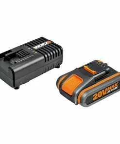 BAUHAUS Worx Akku & Ladegerät WA3601 20 V, Li-Ionen, 1 Akku, 2 Ah