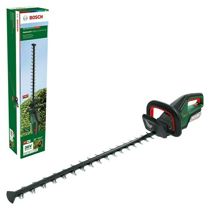 BAUHAUS Bosch 36 V Power For All Akku-Heckenschere AdvancedHedgeCut 36V-65-28 36 V, Li-Ionen, Ohne Akku, Schwertlänge: 65 Cm 2 BAUHAUS Bosch 36 V Power For All Akku-Heckenschere AdvancedHedgeCut 36V-65-28 36 V, Li-Ionen, Ohne Akku, Schwertlänge: 65 Cm – Bild 2