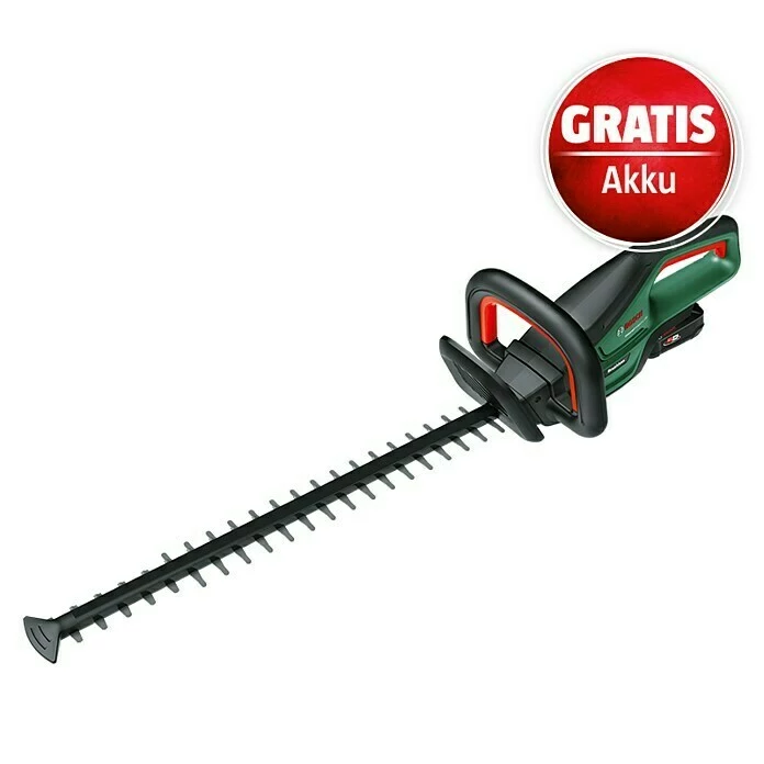 BAUHAUS Bosch 18 V Power For All Akku-Heckenschere UniversalHedgeCut 18V-55 18 V, Li-Ionen, 1 Akku, Schnittlänge: 50 Cm 1 BAUHAUS Bosch 18 V Power For All Akku-Heckenschere UniversalHedgeCut 18V-55 18 V, Li-Ionen, 1 Akku, Schnittlänge: 50 Cm