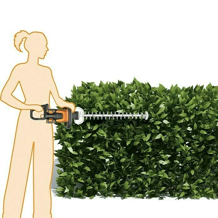 BAUHAUS Worx Akku-Heckenschere WG284E.9 Akkuspannung: 40 V, Ohne Akku 3 BAUHAUS Worx Akku-Heckenschere WG284E.9 Akkuspannung: 40 V, Ohne Akku – Bild 3