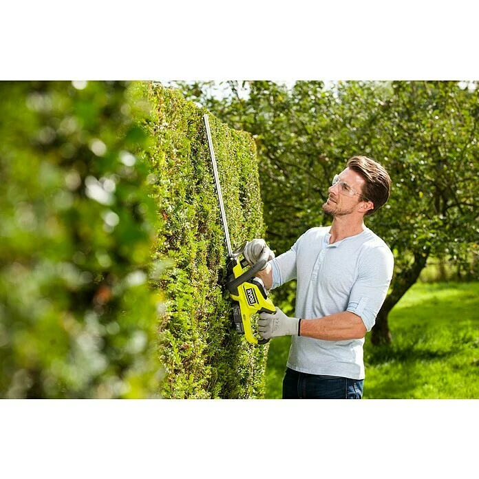 BAUHAUS Ryobi ONE+ Akku-Heckenschere OHT1845 18, Li-Ionen, Ohne Akku, Schnittlänge: 45 Cm 2 BAUHAUS Ryobi ONE+ Akku-Heckenschere OHT1845 18, Li-Ionen, Ohne Akku, Schnittlänge: 45 Cm – Bild 2