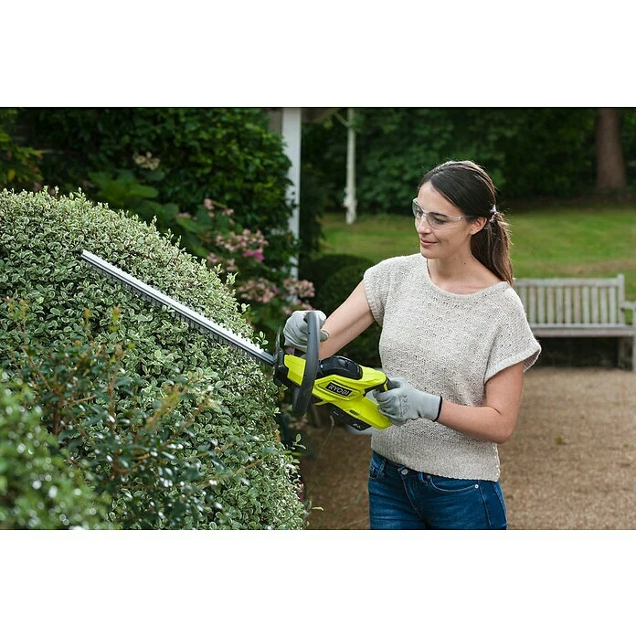 BAUHAUS Ryobi ONE+ Akku-Heckenschere OHT1845 18, Li-Ionen, Ohne Akku, Schnittlänge: 45 Cm 4 BAUHAUS Ryobi ONE+ Akku-Heckenschere OHT1845 18, Li-Ionen, Ohne Akku, Schnittlänge: 45 Cm – Bild 4