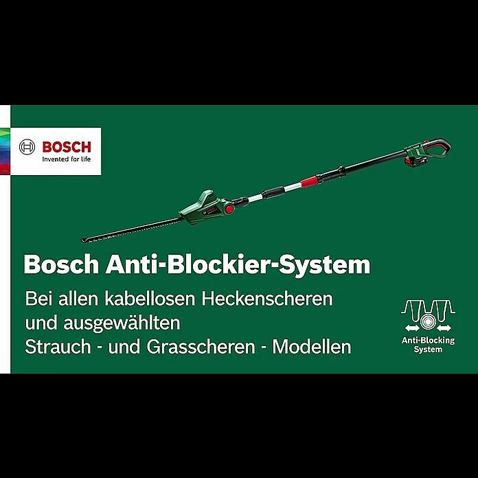 BAUHAUS Bosch 18 V Power For All Akku-Heckenschere UniversalHedgePole 18 18 V, Li-Ionen 4 BAUHAUS Bosch 18 V Power For All Akku-Heckenschere UniversalHedgePole 18 18 V, Li-Ionen – Bild 4