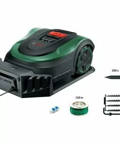 BAUHAUS Bosch Mähroboter Indego S+ 500 18 V, 2,5 Ah, Max. Flächenempfehlung: 500 M²