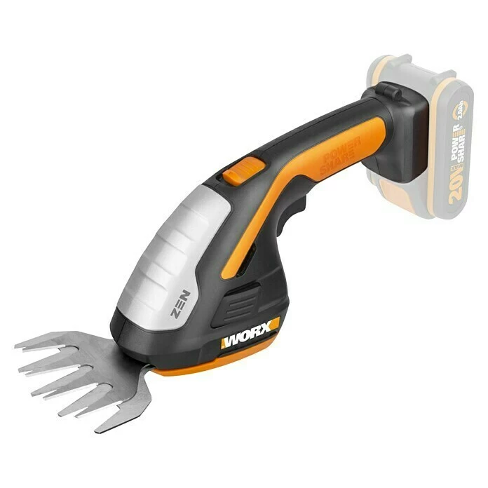 BAUHAUS Worx Akku-Gras- & Strauchschere WG801E.9 20 V, Ohne Akku 1 BAUHAUS Worx Akku-Gras- & Strauchschere WG801E.9 20 V, Ohne Akku