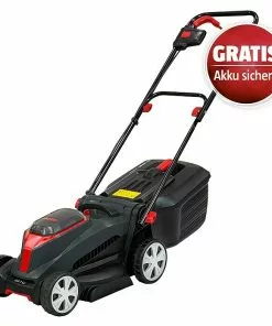BAUHAUS AL-KO Bosch Home & Garden Compatible Akku-Rasenmäher Klappbarer Holm 18 V, 2 Akkus, 2,5 Ah, Schnittbreite: 32 Cm