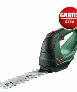 BAUHAUS Bosch 18 V Power For All Akku-Gras- & Strauchschere AdvancedShear 18V-10 18 V, Li-Ionen, Ohne Akku, Messerbreite: 10 Cm
