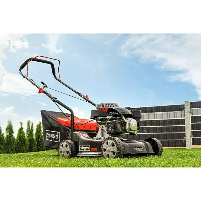 BAUHAUS Scheppach Benzin-Rasenmäher MP132-40 132 Cm³, Schnittbreite: 40 Cm 2 BAUHAUS Scheppach Benzin-Rasenmäher MP132-40 132 Cm³, Schnittbreite: 40 Cm – Bild 2