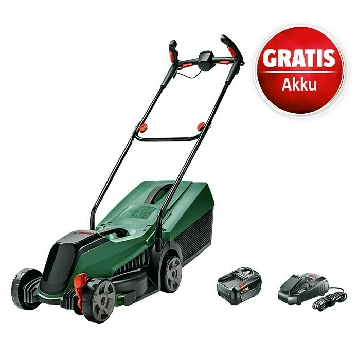 BAUHAUS Bosch 18 V Power For All Akku-Rasenmäher CityMower 18V-32-300 18 V, 1 Akku, 4 Ah, Schnittbreite: 32 Cm 1 BAUHAUS Bosch 18 V Power For All Akku-Rasenmäher CityMower 18V-32-300 18 V, 1 Akku, 4 Ah, Schnittbreite: 32 Cm