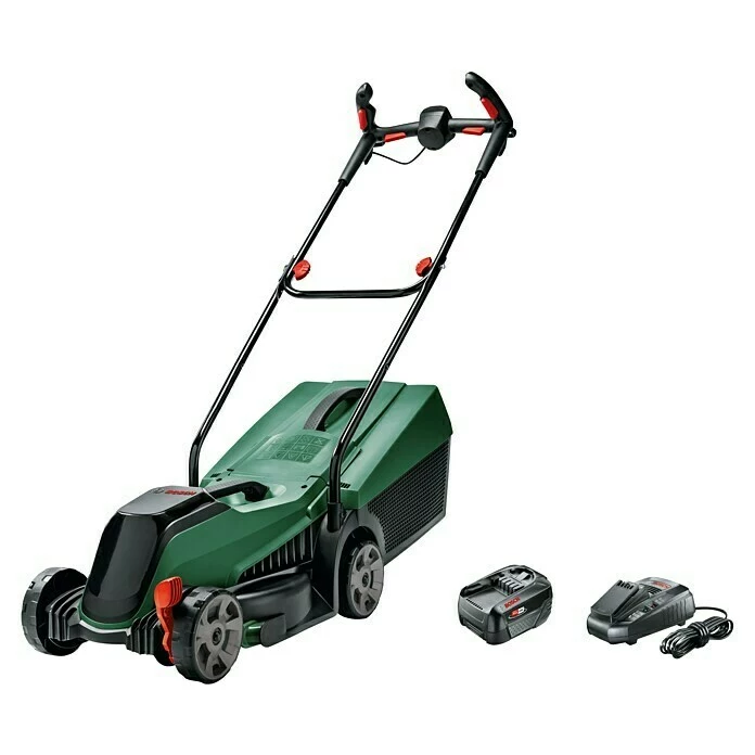 BAUHAUS Bosch 18 V Power For All Akku-Rasenmäher CityMower 18V-32-300 18 V, 1 Akku, 4 Ah, Schnittbreite: 32 Cm 3 BAUHAUS Bosch 18 V Power For All Akku-Rasenmäher CityMower 18V-32-300 18 V, 1 Akku, 4 Ah, Schnittbreite: 32 Cm – Bild 3