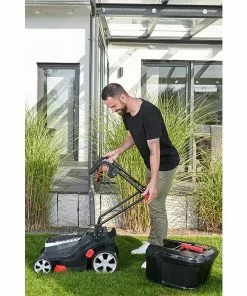 BAUHAUS AL-KO Bosch Home & Garden Compatible Akku-Rasenmäher Praktischer Tragegriff 18 V, 2 Akkus, 4 Ah, Schnittbreite: 38 Cm -Rasenmäher Verkäufe 12 490