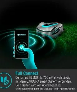 BAUHAUS Gardena Mähroboter Smart SILENO Life Set 750 18 V, 2 Ah, Max. Flächenempfehlung: 750 M² 10 BAUHAUS Gardena Mähroboter Smart SILENO Life Set 750 18 V, 2 Ah, Max. Flächenempfehlung: 750 M² -Rasenmäher Verkäufe 12 526