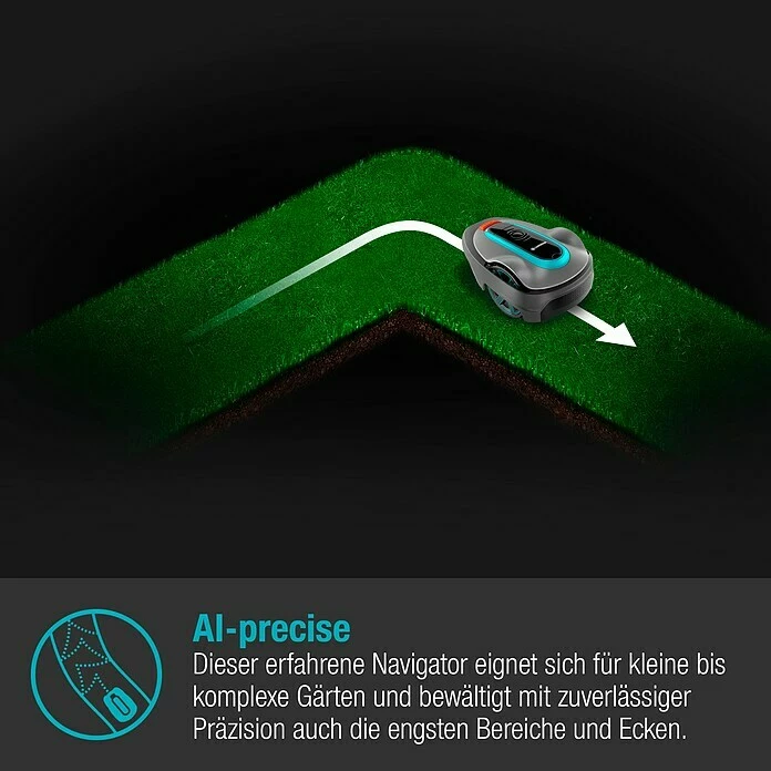 BAUHAUS Gardena Mähroboter SILENO City 600 18 V, 2 Ah, Max. Flächenempfehlung: 600 M² 2 BAUHAUS Gardena Mähroboter SILENO City 600 18 V, 2 Ah, Max. Flächenempfehlung: 600 M² – Bild 2