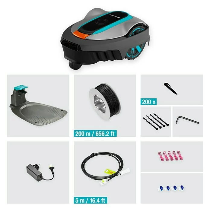 BAUHAUS Gardena Mähroboter SILENO City 600 18 V, 2 Ah, Max. Flächenempfehlung: 600 M² 6 BAUHAUS Gardena Mähroboter SILENO City 600 18 V, 2 Ah, Max. Flächenempfehlung: 600 M² – Bild 6