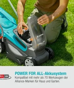 BAUHAUS Gardena Akku-Rasenmäher PowerMax 32/36V P4A 18 V, Ohne Akku, Schnittbreite: 32 Cm 11 BAUHAUS Gardena Akku-Rasenmäher PowerMax 32/36V P4A 18 V, Ohne Akku, Schnittbreite: 32 Cm -Rasenmäher Verkäufe 12 652