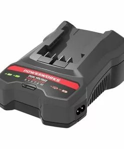 BAUHAUS Powerworks Dual Voltage Ladegerät P2448C Passend Für: Powerworks Geräte 24/48 V