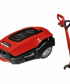 BAUHAUS Einhell Power X-Change Mähroboter - Inkl. Gratis Rasentrimmer 18 V, 2,5 Ah, Max. Flächenempfehlung: 500 M²