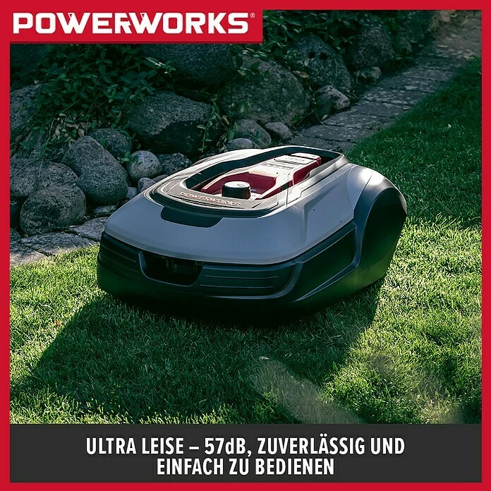BAUHAUS Powerworks Mähroboter P15 24 V, 2 Ah, Max. Flächenempfehlung: 1.500 M² 6 BAUHAUS Powerworks Mähroboter P15 24 V, 2 Ah, Max. Flächenempfehlung: 1.500 M² – Bild 6