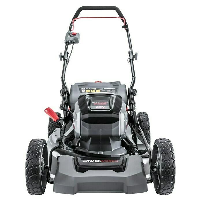 BAUHAUS Powerworks Akku-Rasenmäher PD60LM46HPK4 60 V, 1 Akku, 4 Ah, Schnittbreite: 46 Cm 4 BAUHAUS Powerworks Akku-Rasenmäher PD60LM46HPK4 60 V, 1 Akku, 4 Ah, Schnittbreite: 46 Cm – Bild 4