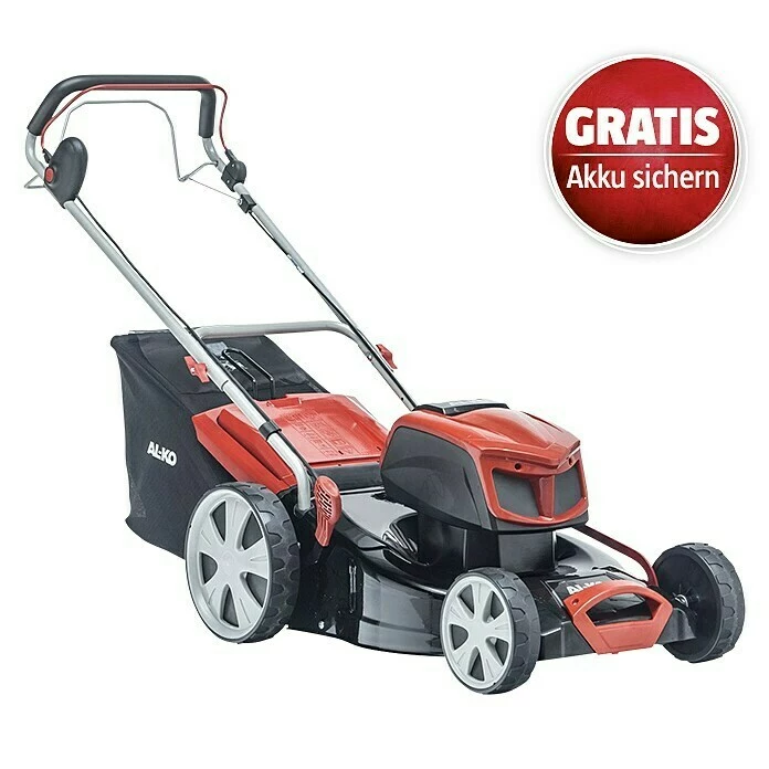 BAUHAUS AL-KO Energy Flex Akku-Rasenmäher 46.9 Li SP 40 V, 1 Akku, 4 Ah, Schnittbreite: 46 Cm 1 BAUHAUS AL-KO Energy Flex Akku-Rasenmäher 46.9 Li SP 40 V, 1 Akku, 4 Ah, Schnittbreite: 46 Cm